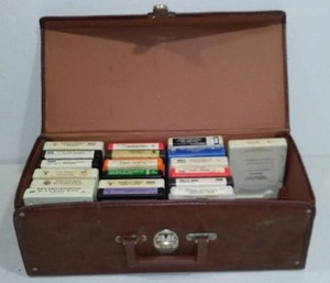 lot 821 image: 8 Tracks With Carrying Case.