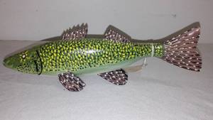 lot 849 image: Vintage Collectible Spear Fishing Decoy Rudy Zweig.