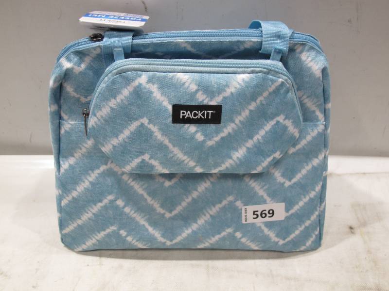 Packit Freezable Lunch Bag - Aqua Tie-Dye