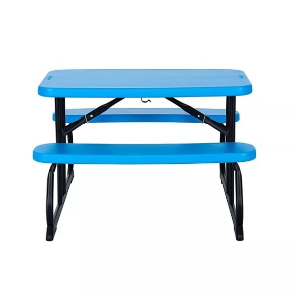 lot 166 image: NEW Lifetime Childrens Picnic Table - Blue