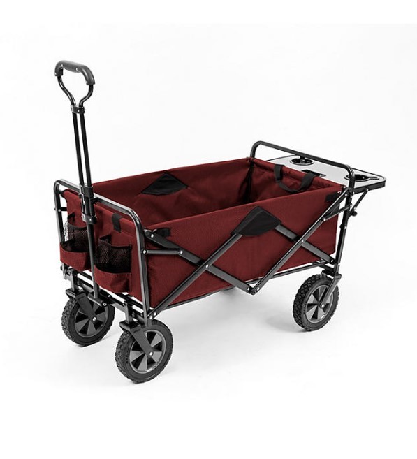 lot 138 image: NEW MacWagon Folding Wagon with Table, RED