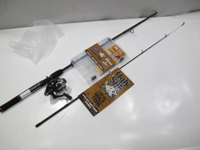 NEW UGLY STIK WALLEYE CATCH ULGY FISH Fishing Rod and Spinning