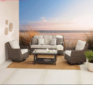 lot 101 image: NEW Agio Veranda 4-piece Outdoor Patio Seating Set