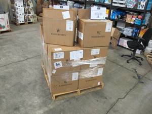 lot 106 image: Pallet of NEW Store Overstock Store and Ecommerce Product Wasserstein 3-in-1 Floodlight, charger, and mount