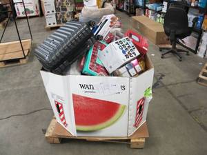 lot 114 image: Pallet of Store Overstock Store and Ecommerce Product and Returns