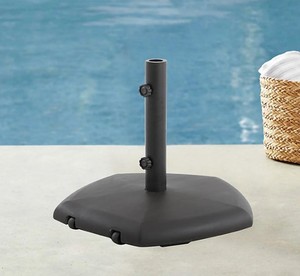 lot 142 image: NEW Members Mark Concrete Umbrella Base with Wheels