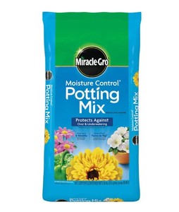 lot 143 image: NEW Miracle-Gro Moisture Control 55 qt. Potting Soil Mix