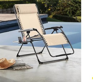 lot 155 image: NEW Members Mark Extra Large Anti-Gravity Chair - Stone