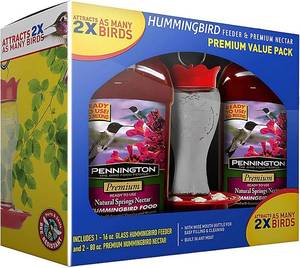 lot 278 image: NEW Pennington Hummingbird Feeder & Premium Nectar Pack