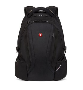 lot 282 image: NEW Swissgear 3760 ScanSmart TSA Friendly Laptop Backpack - Black