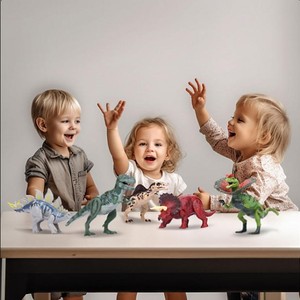 lot 289 image: NEW Members Mark Realistic Dinosaurs with Lights & Sound, 5-pk. - Style 1
