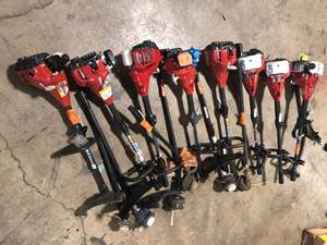 Lot of Assorted Homelite String Trimmers Various Sizes and Conditons Customer Returns See Pictures