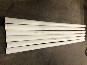 Lot of Assorted Advanced Drainage Systems 4 in. x 10 ft. Triplewall Solid Drain Pipe  Customer Returns See Pictures