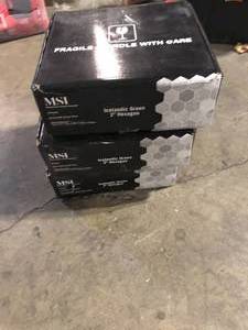 3 Boxes of MSI Icelandic Green Hexagon Polished Marble Floor and Wall Tile Customer Returns See Pictures