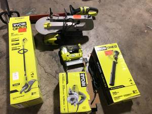 Pallet of Mixed Assorted Ryobi Lawn Care Items  Various Models and Conditions Customer Returns See Pictures