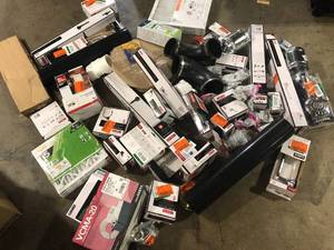 Lot of Mixed Assorted Bathroom and Hardware and Misc.  Items  Various Models and Conditions Customer Returns See Pictures