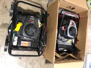 Lot of 2 Assorted Lawn Mowers  Customer Returns See Pictures