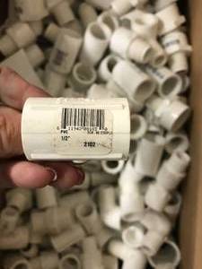 lot 35 image: ASSORTED PLUMBING PVC FITTINGS
