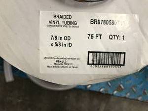 lot 44 image: BRAIDED VINYL TUBING