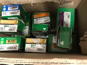 lot 56 image: ASSORTED SCREWS, NEW BOXES