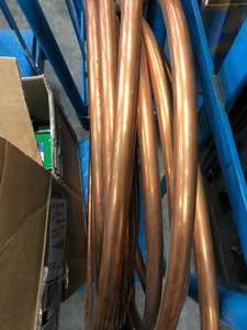 lot 58 image: SMALL ROLL COPPER TUBING