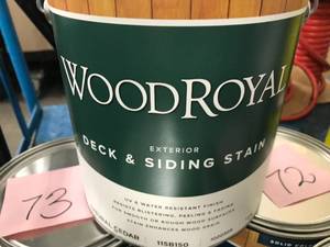 lot 71 image: WOOD ROYAL DECK AND SIDING STAIN