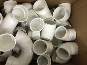 lot 101 image: ASSORTED WHITE PVC FITTINGS