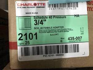lot 116 image: CHARLOTTE 34  FEMALE ADAPTER
