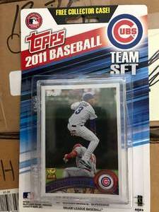 lot 165 image: CHICAGO CUBS BASEBALL CARDS