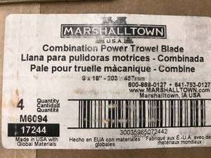lot 166 image: MARSHALLTOWN BLADES
