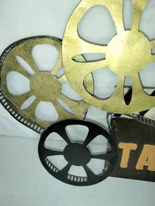 lot 254 image: Lot of 1 Movie Reel Home Wall Decor
