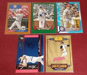 lot 7 image: (5) Numbered Baseball Cards - Some StarsHOFers