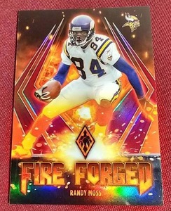 lot 30 image: Phoenix Fire Forged Randy Moss Card - #d199