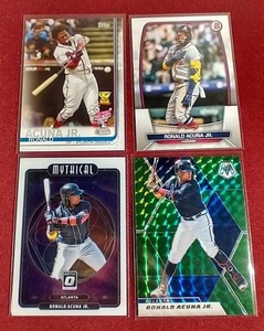 lot 31 image: (4) Ronald Acuna Jr Cards - Includes Rookie Cup Card