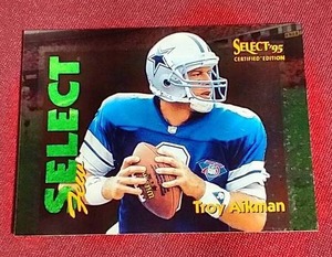 lot 46 image: 1995 Select Certified Troy Aikman Card - Early #d Card 1,028
