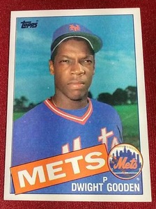 lot 57 image: 1985 Topps Dwight Gooden Rookie Card
