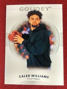 lot 60 image: 2022 Goudey Caleb Williams Card