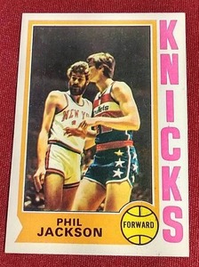 lot 63 image: 1974-75 Topps Phil Jackson Card