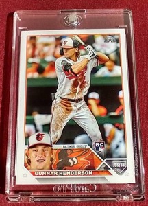 lot 64 image: 2023 Topps Gunnar Henderson Rookie Card