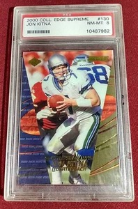 lot 67 image: 2000 Collectors Edge Supreme Jon Kitna - PSA 8