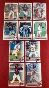 lot 68 image: Loaded 10-Card Minnesota Twins RookieProspect Card Lot