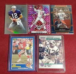 lot 78 image: (5) Legendary QB Insert Cards