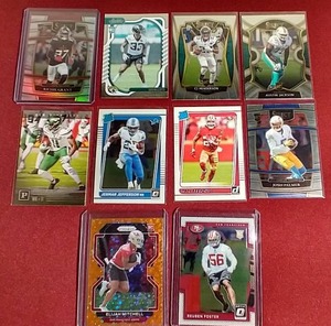 lot 83 image: (10) Recent Football Rookie Cards - Nice Parallels
