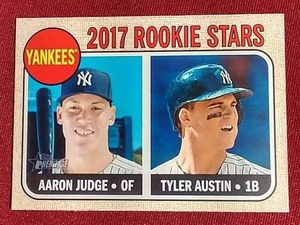 lot 88 image: 2017 Topps Heritage Aaron Judge Rookie Card