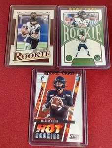 lot 99 image: (3) Desmond Ridder Rookie Cards