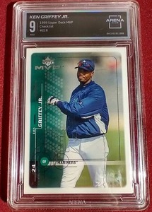 lot 101 image: 1999 Upper Deck Ken Griffey Jr. Card - Arena 9