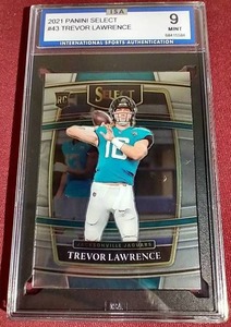 lot 119 image: 2021 Select Trevor Lawrence Rookie Card - ISA 9