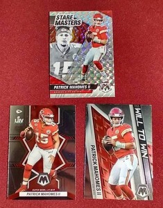 lot 130 image: (3) Patrick Mahomes Cards