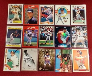 lot 139 image: (15) Cal Ripken Cards