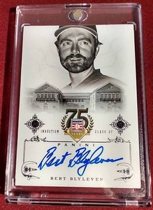 lot 146 image: 2014 Panini Hall of Fame Bert Blyleven Autograph Card